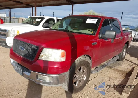 2004 Ford F-150 Lariat/Xlt из США, поврежденный, VIN 1FTPW125X4KD69423